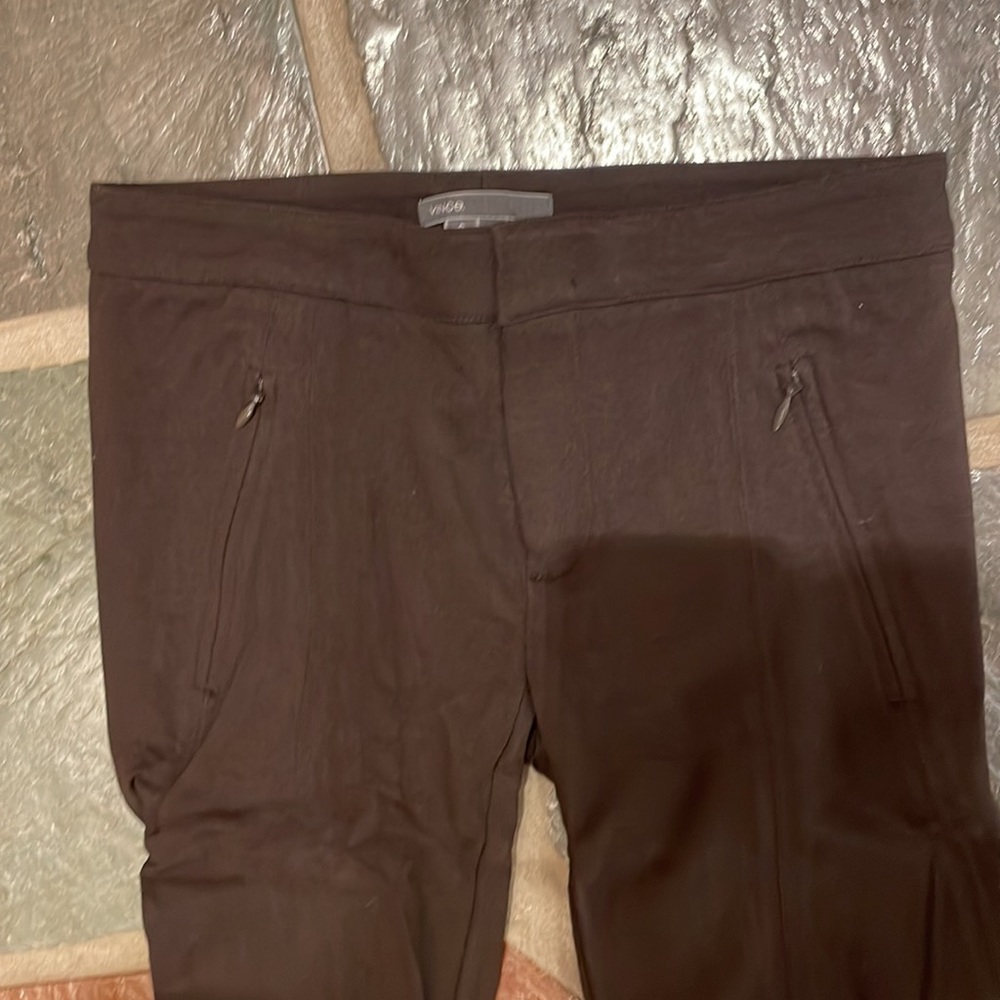 Vince brown low rise pants - Picture 2 of 2